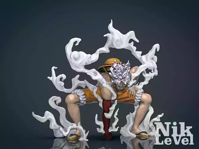 Luffy Nika One Piece 3D Printable  3D print model