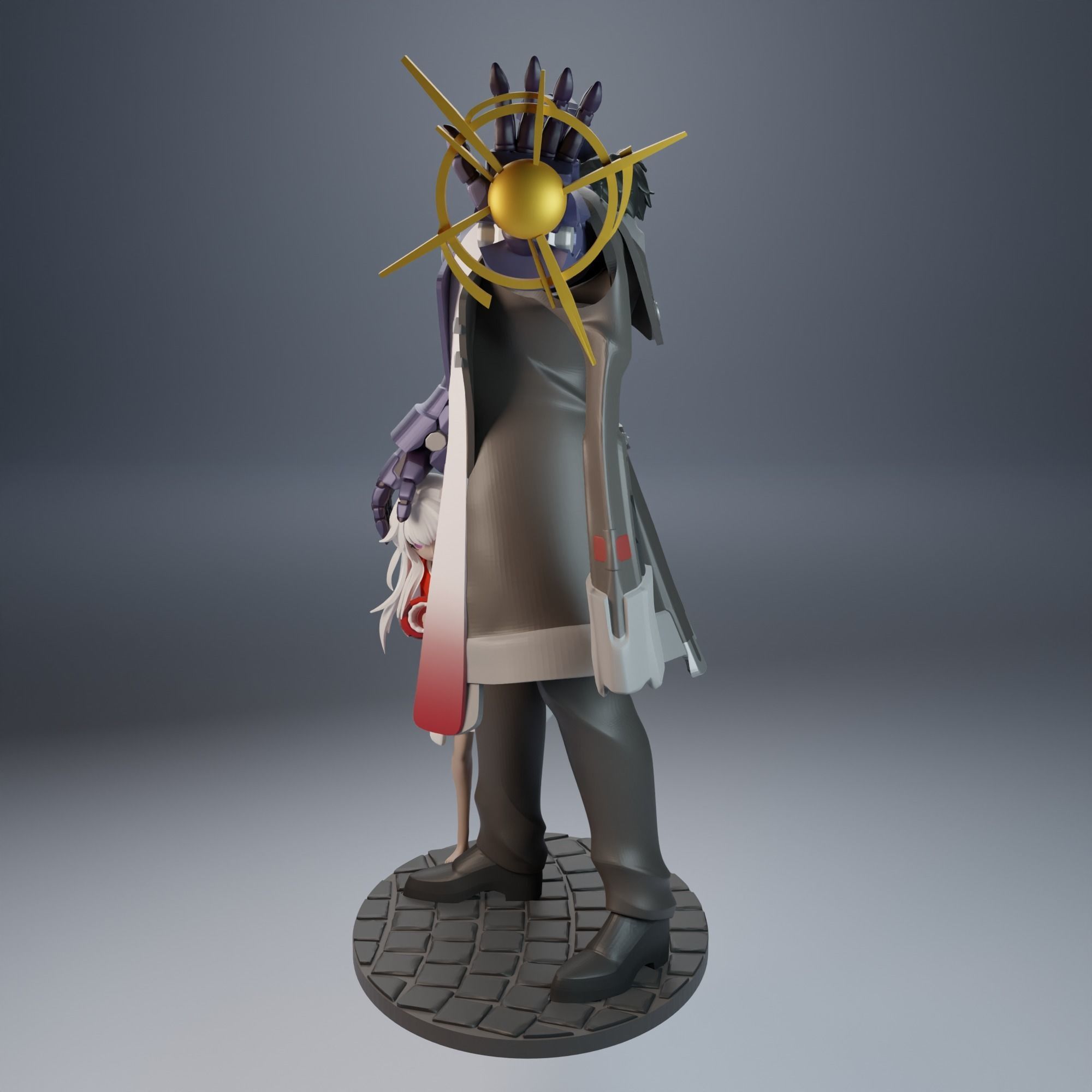 Clara and Svarog from Honaki Star Rail 3D print model_4