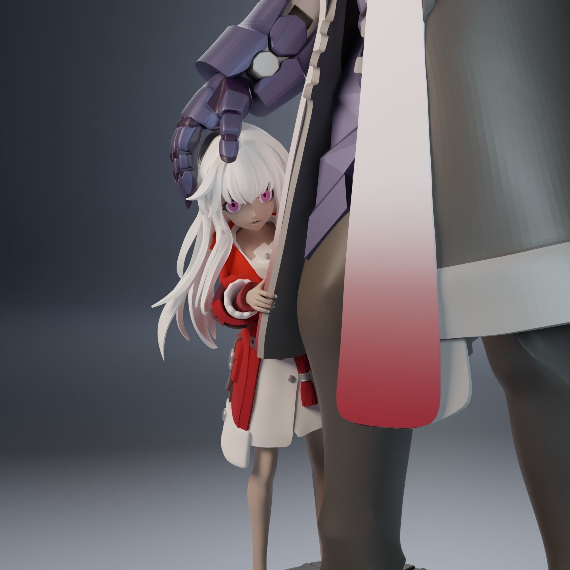 Clara and Svarog from Honaki Star Rail 3D print model_14