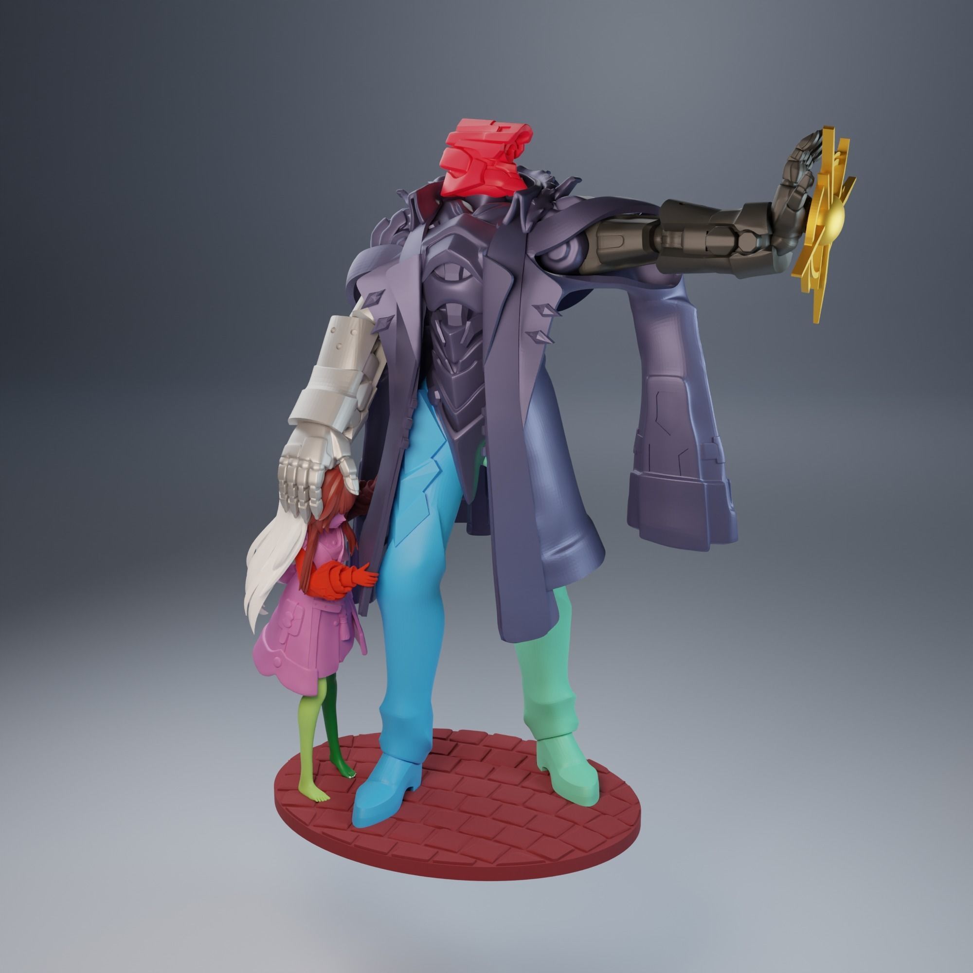 Clara and Svarog from Honaki Star Rail 3D print model_20