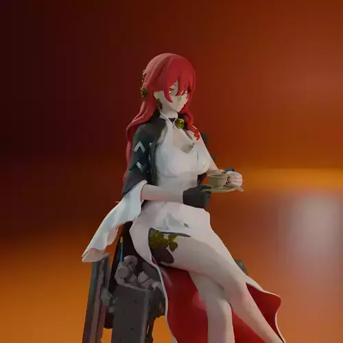 Himeko from Honkai Star Rail