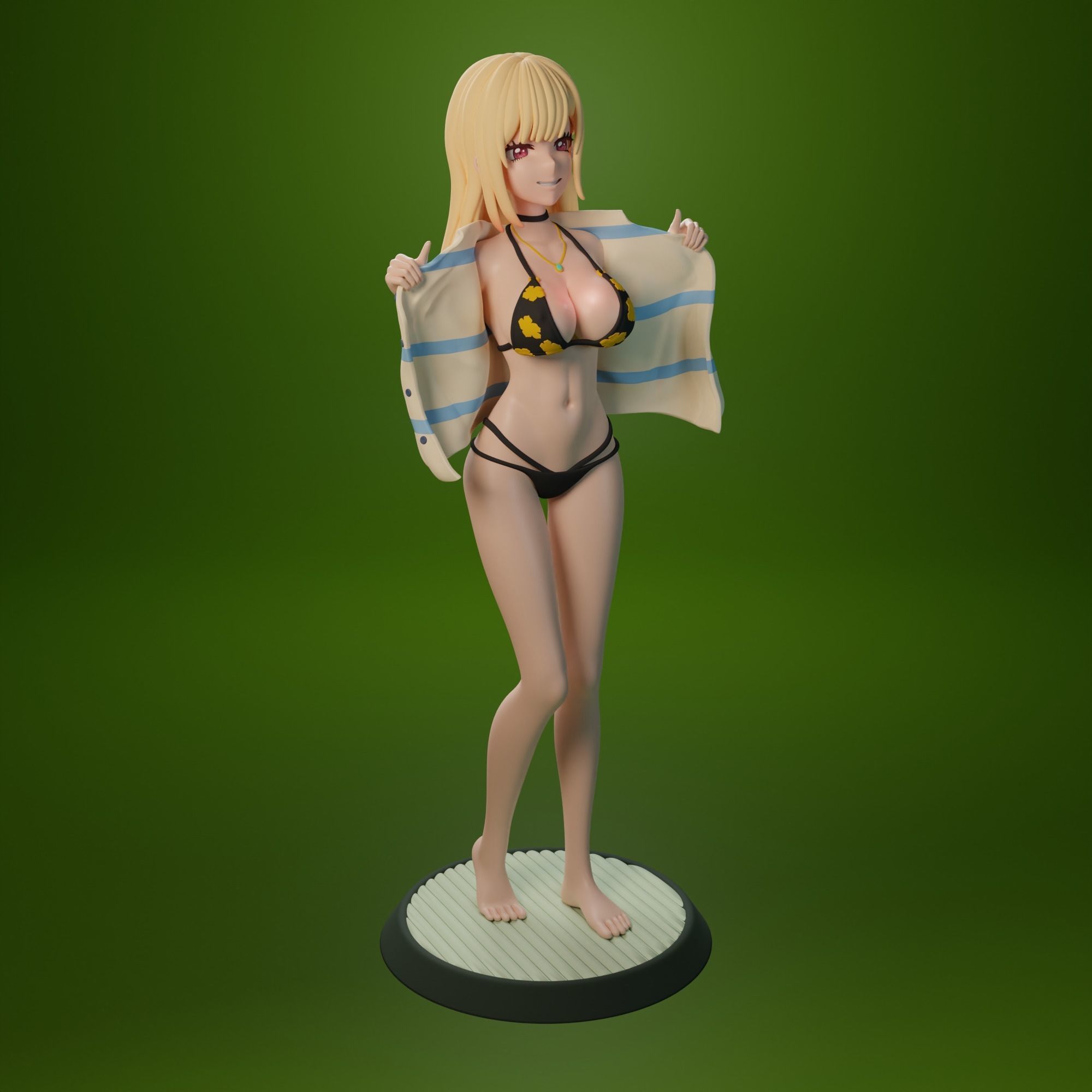 Kitagawa Marin from My dress-up darling anime 3D print model_11