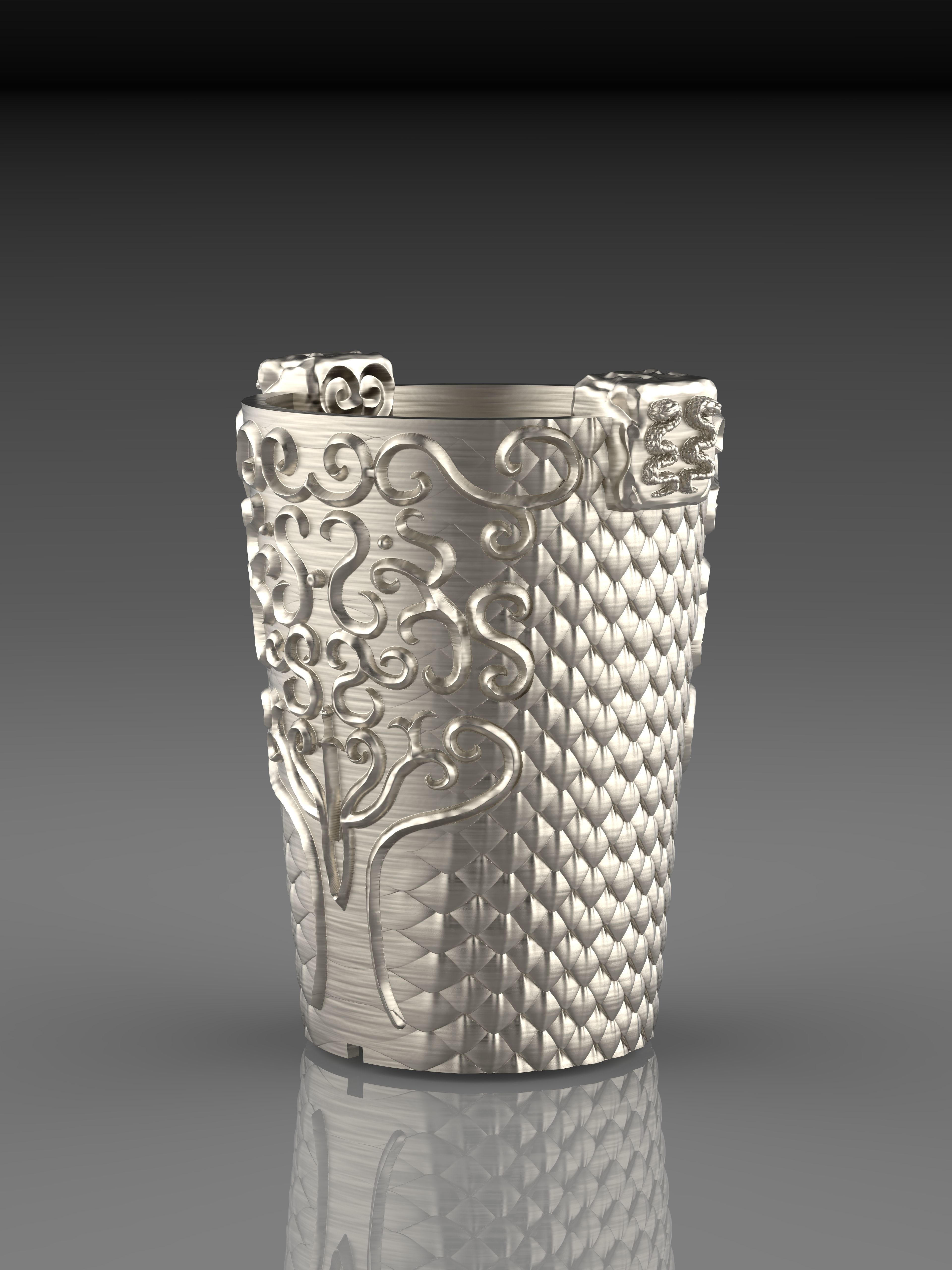 Middle Ages CUP or Bucket 3D print model_1