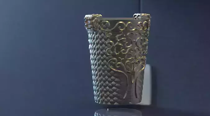 Middle Ages CUP or Bucket 3D print model