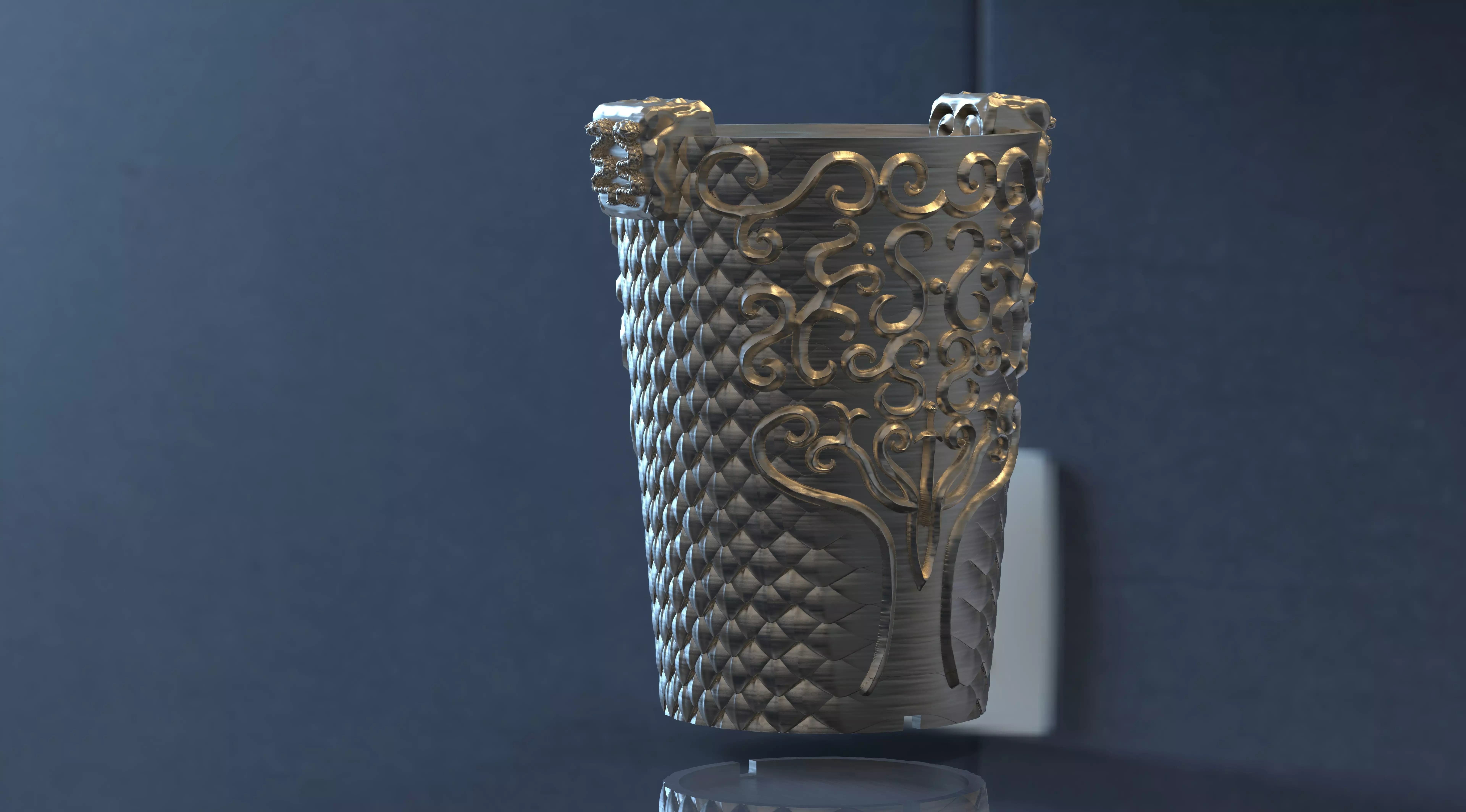 Middle Ages CUP or Bucket 3D print model_0