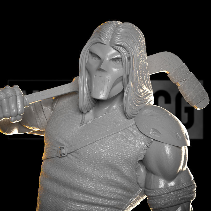 Fan Art - Casey Jones - Bust 3D print model_2