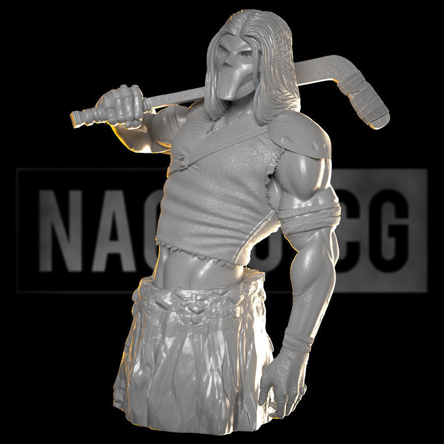 Fan Art - Casey Jones - Bust 3D print model_6