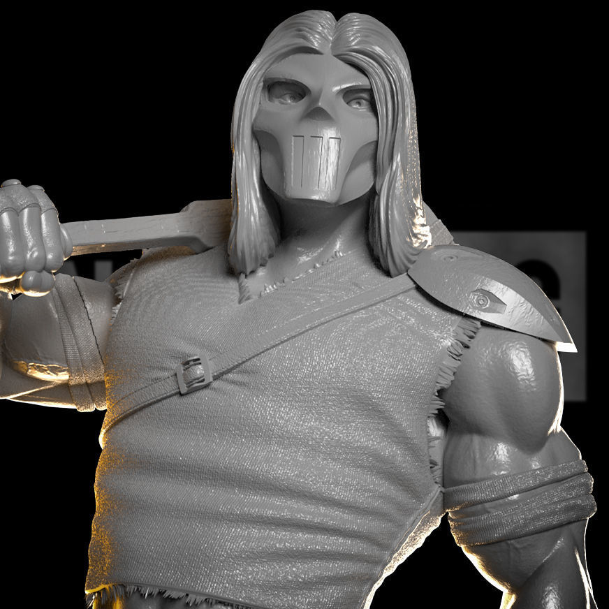 Fan Art - Casey Jones - Bust 3D print model_5