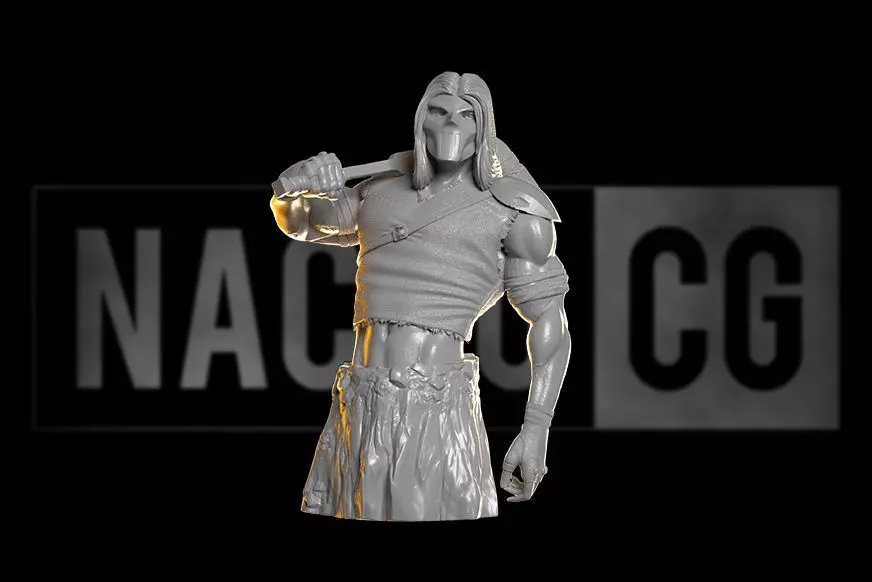 Fan Art - Casey Jones - Bust 3D print model_0