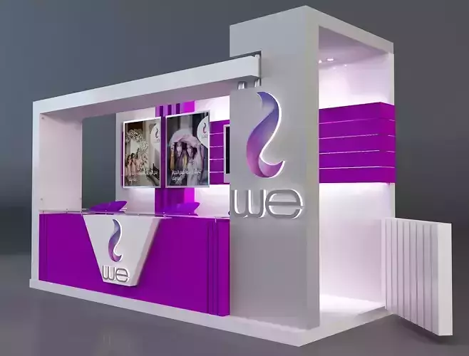 Booth Exhibition Stand a154a 3D model