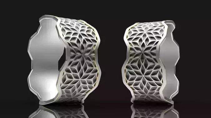 Leaf Ring 3D print model