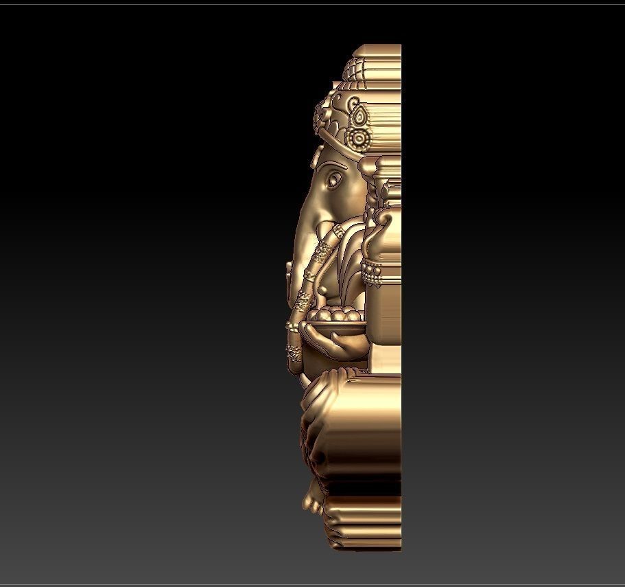 VINAYAGAR PENDENT 3D print model_1