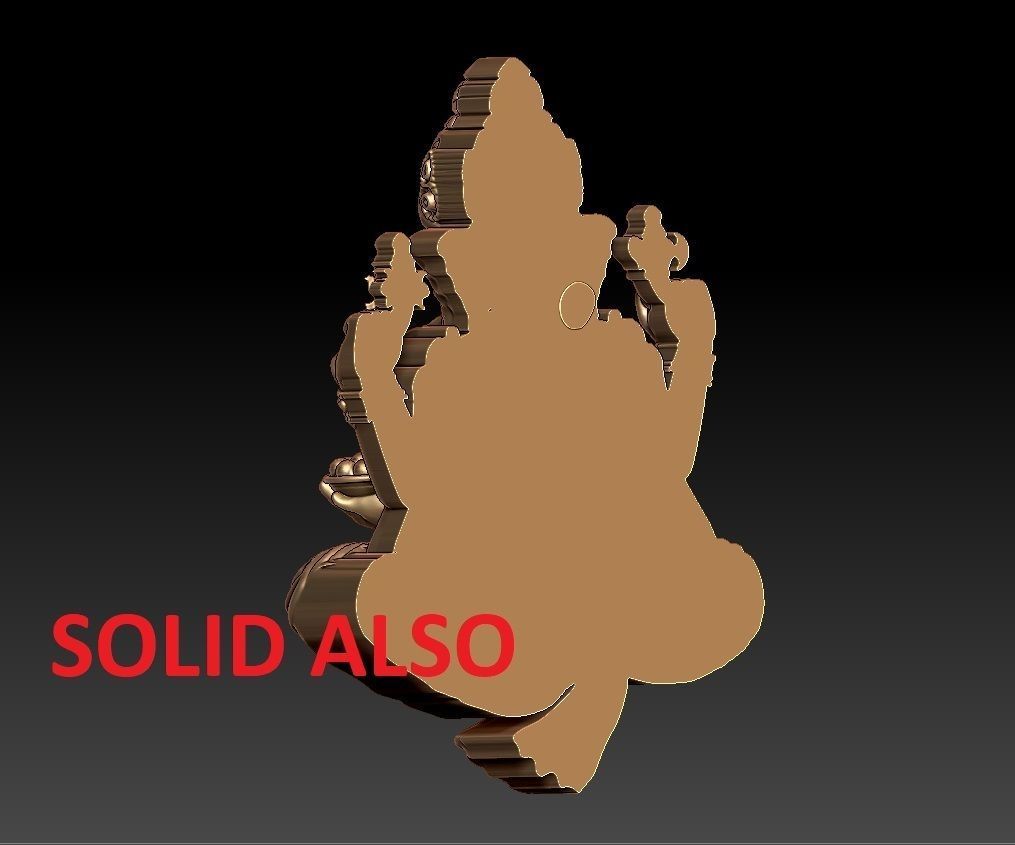 VINAYAGAR PENDENT 3D print model_5