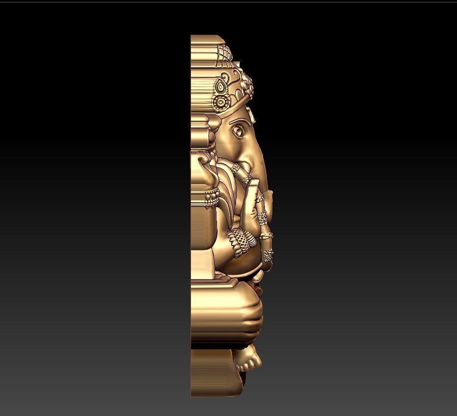 VINAYAGAR PENDENT 3D print model_3
