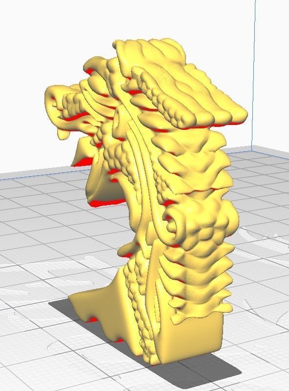 Drakkar Viking Ship Prow 3D print model_3