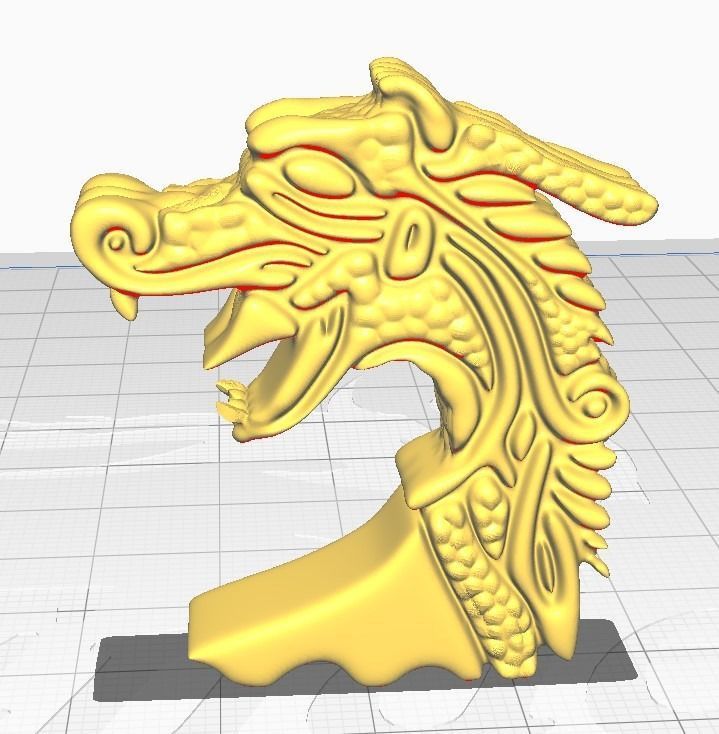 Drakkar Viking Ship Prow 3D print model_2