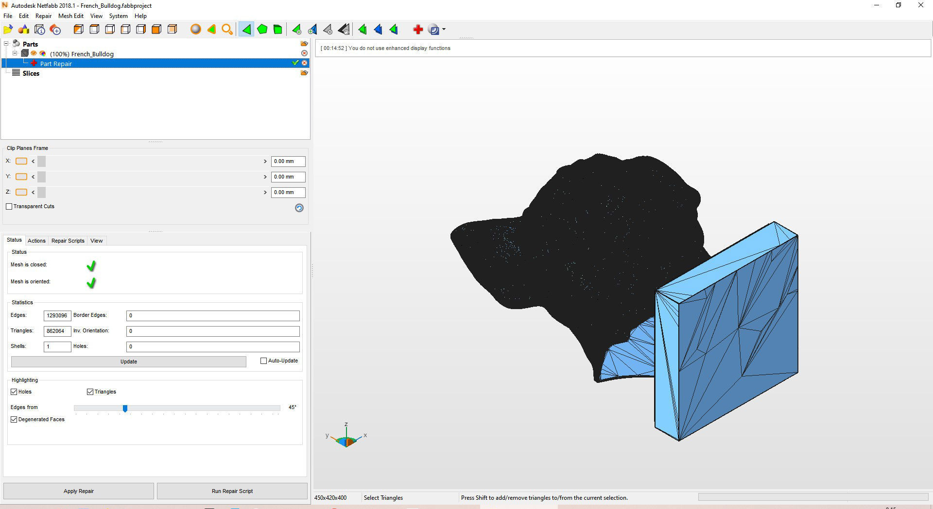 French Bulldog bust 3D print model_8