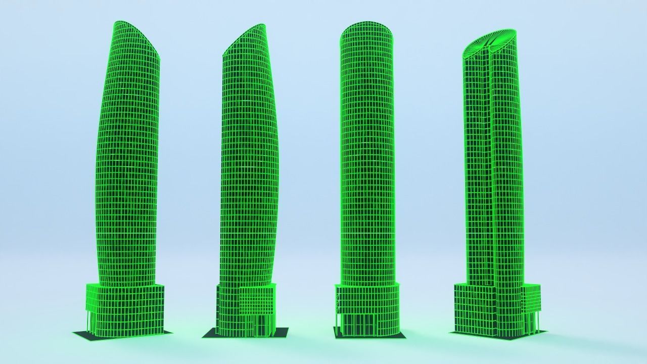 Jordan Amman Rotana 3D model_1