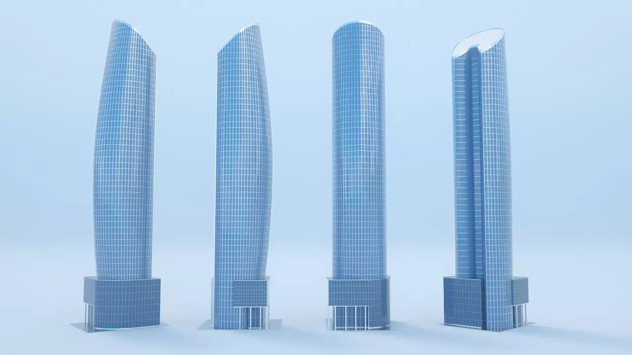 Jordan Amman Rotana 3D model_0