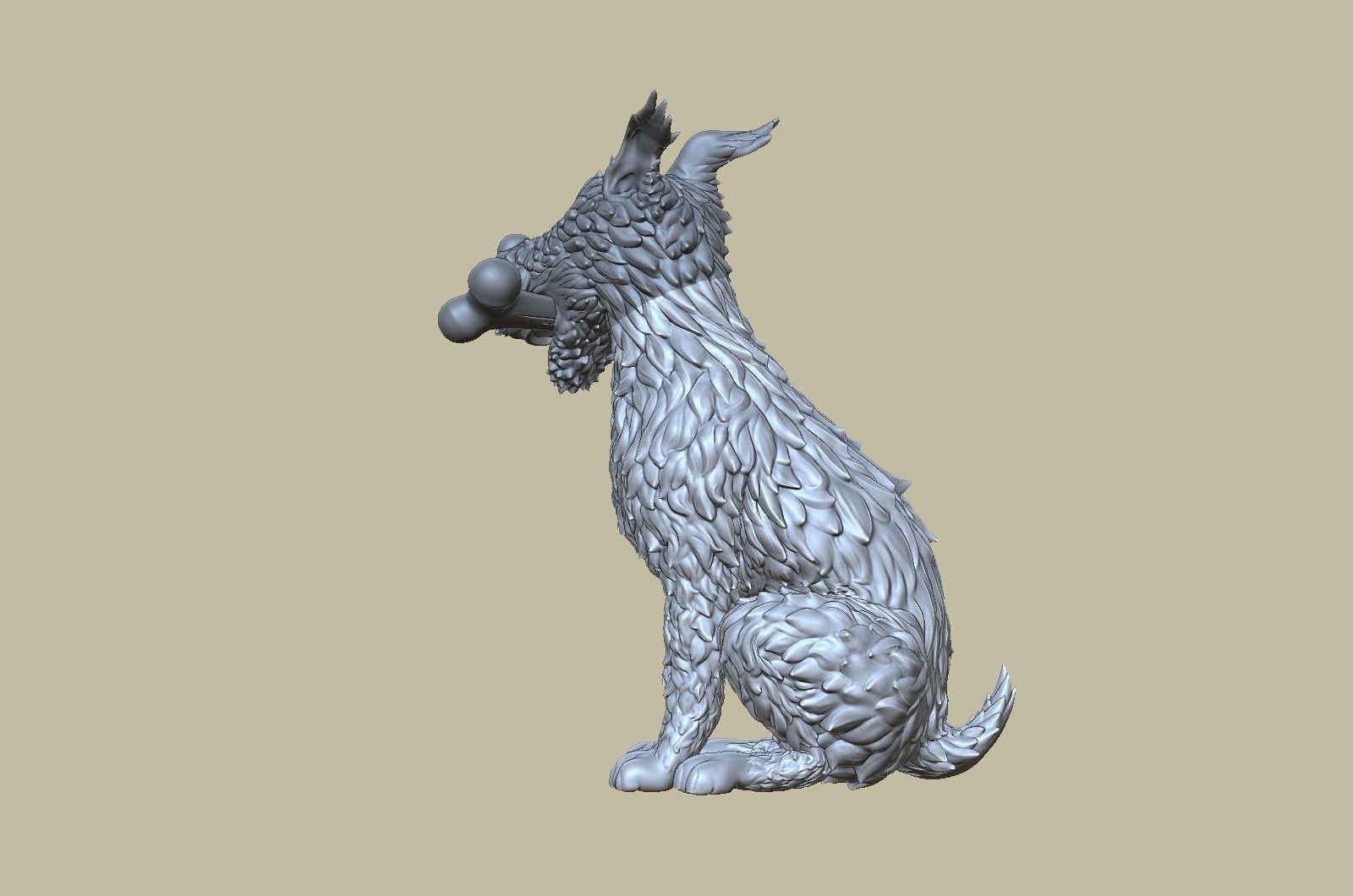 TinTin and Milou welcome pose high model 3D print model_14