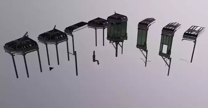 Chamber Iron Forged inspired by the Art Nouveau