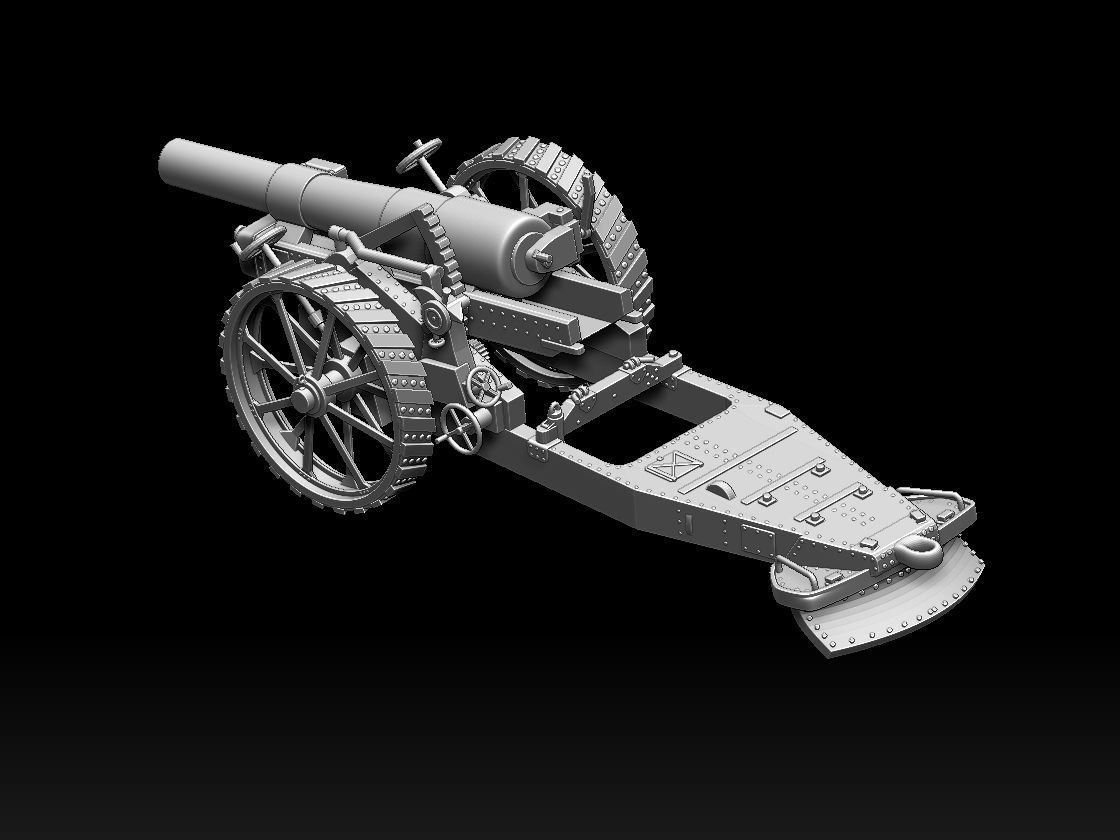 Howitzer  Mark VI UK 3D print model_4