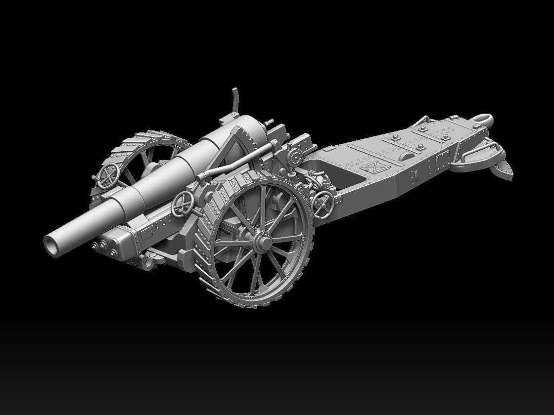 Howitzer  Mark VI UK 3D print model_1