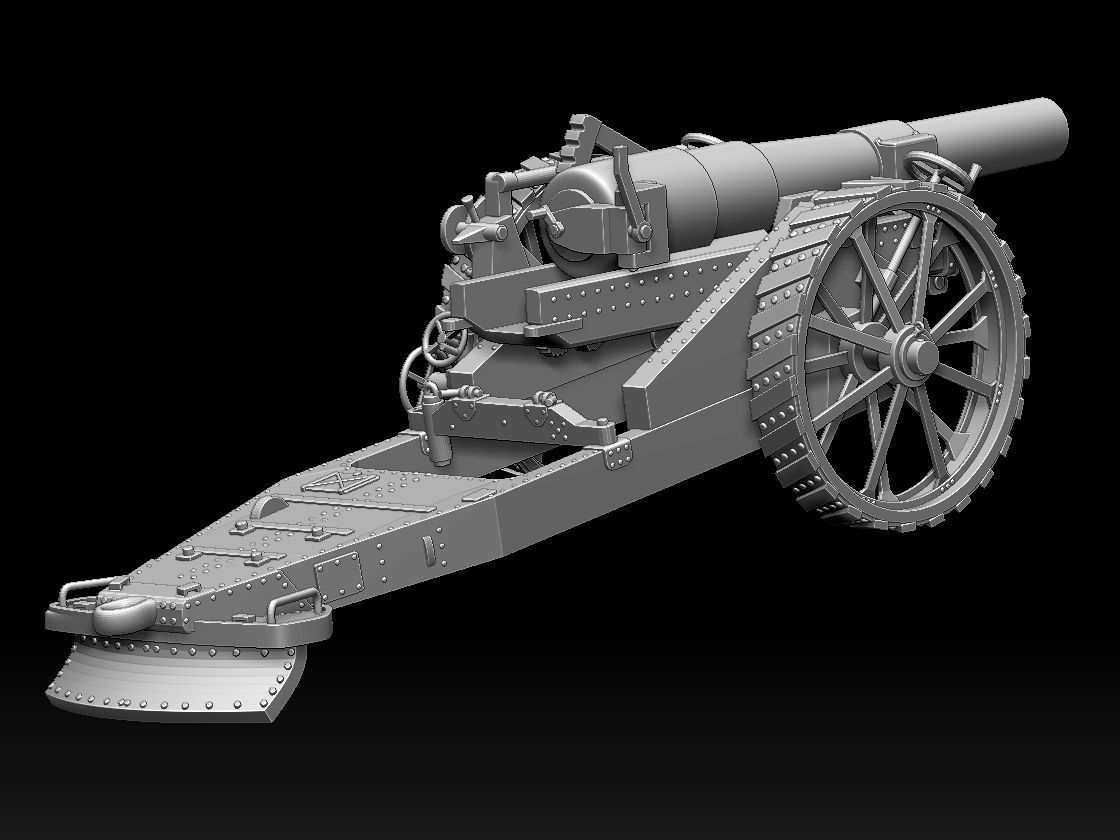 Howitzer  Mark VI UK 3D print model_8