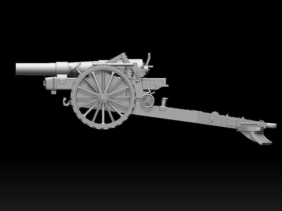 Howitzer  Mark VI UK 3D print model_11