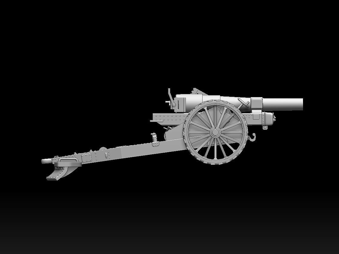 Howitzer  Mark VI UK 3D print model_6