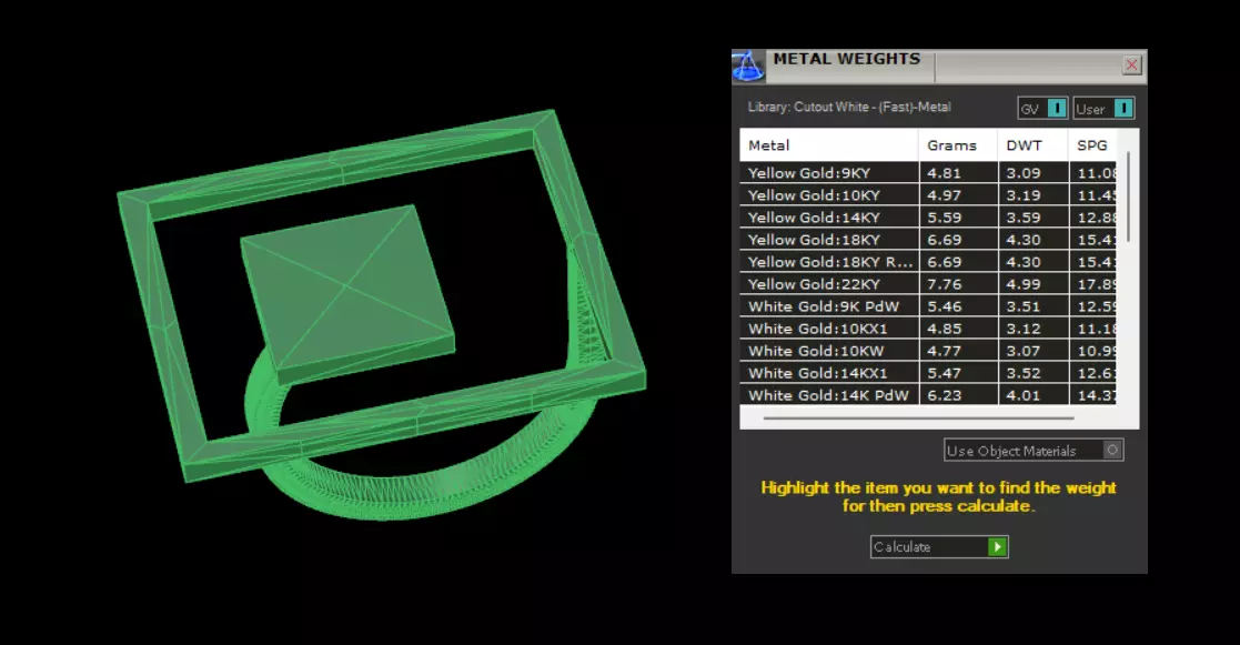 square ring 3D print model_0