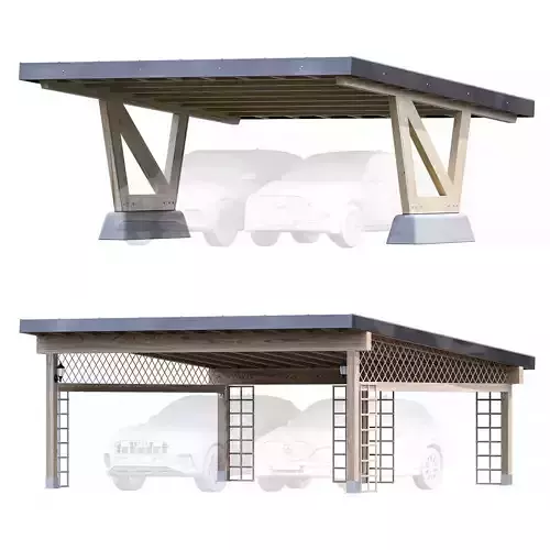 Carport 3D model