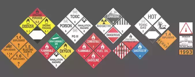 Hazmat Signs PBR