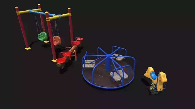 Children Park Toy Set