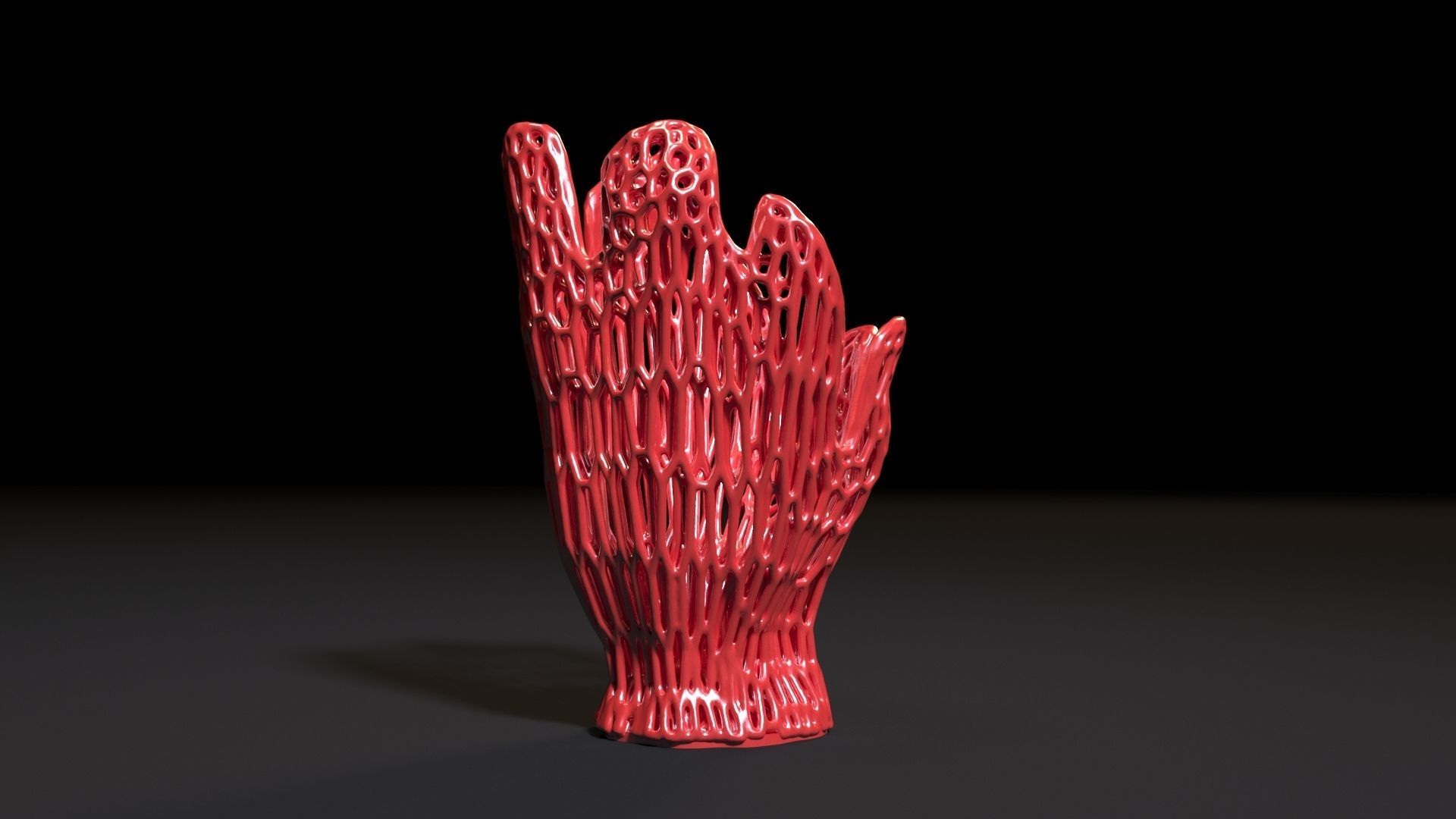 Decorative vase 3D print model_5