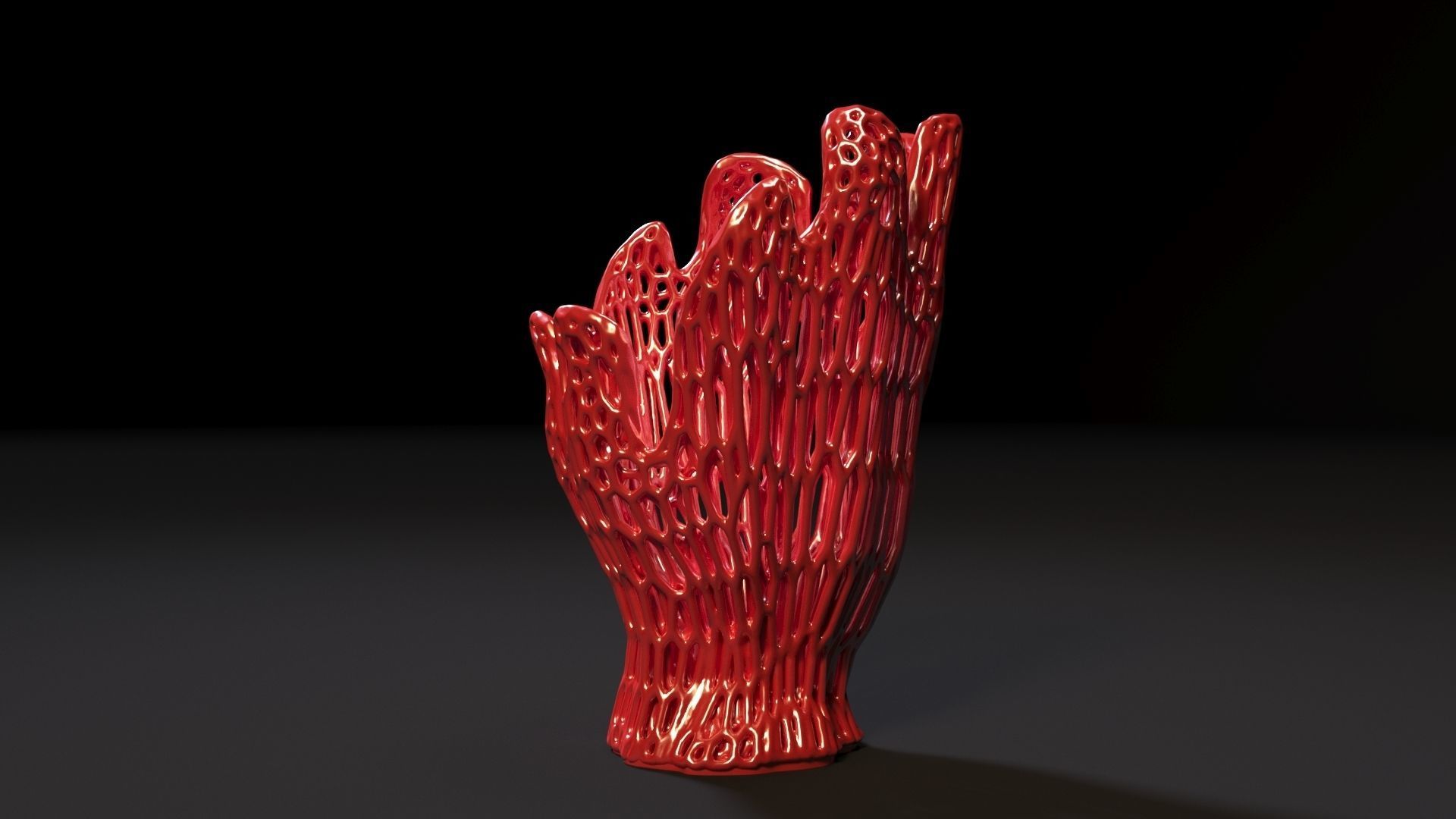 Decorative vase 3D print model_1