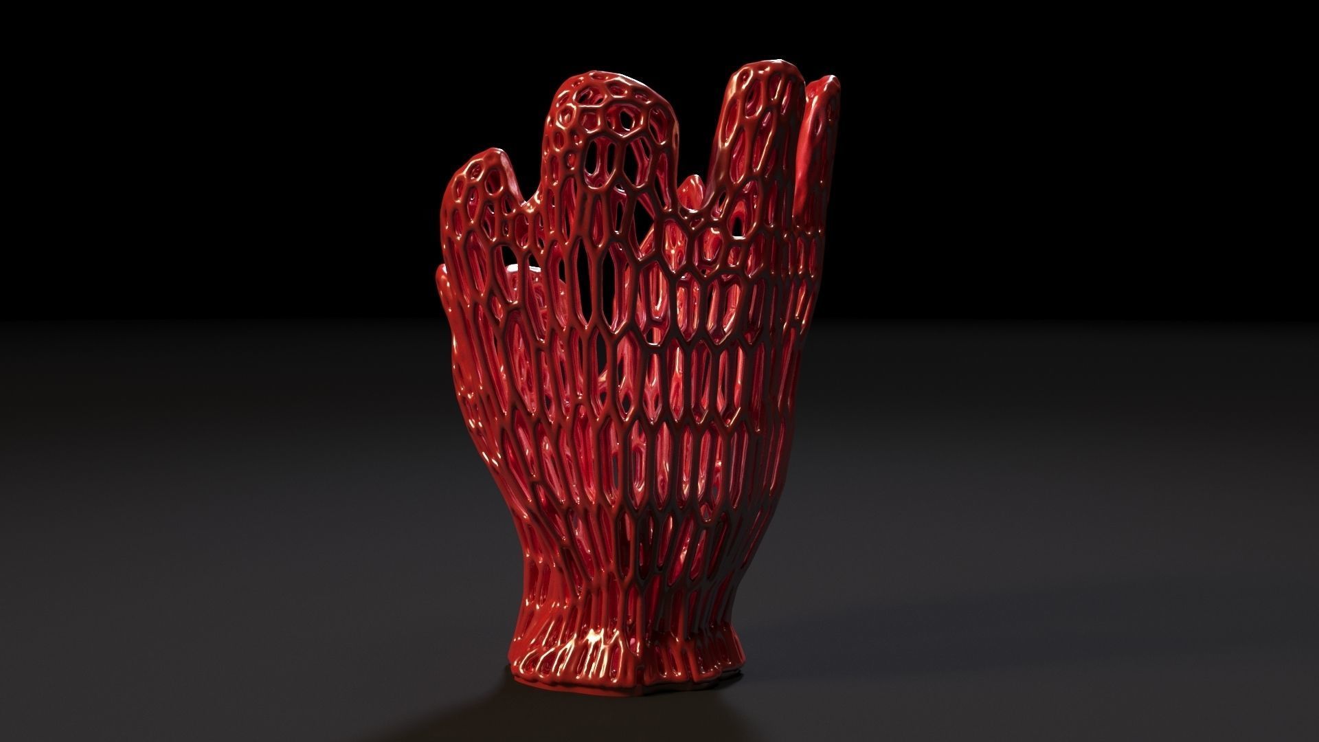 Decorative vase 3D print model_2