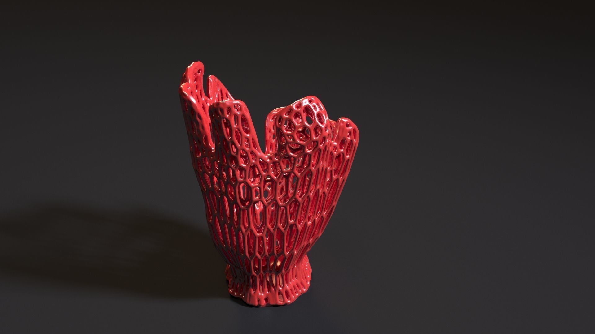 Decorative vase 3D print model_4