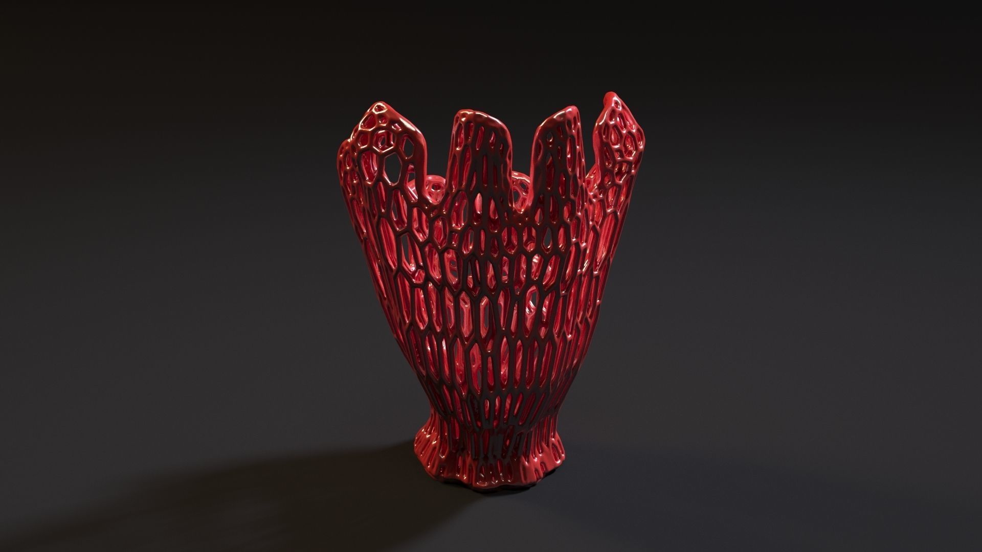 Decorative vase 3D print model_3