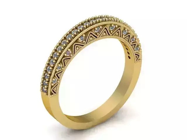 Diamond Ring Jewellery for Women 3D print model 3D print model 3D print model