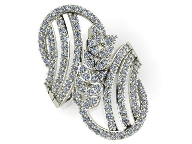 Diamond Ring Jewellery for Women 3D print model 3D print model 3D print model_2