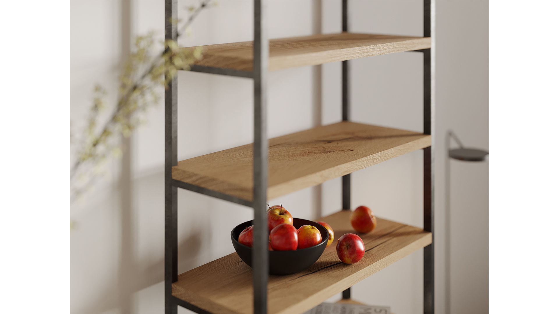 Bookcasa and Console by mLOFT 3D model_9