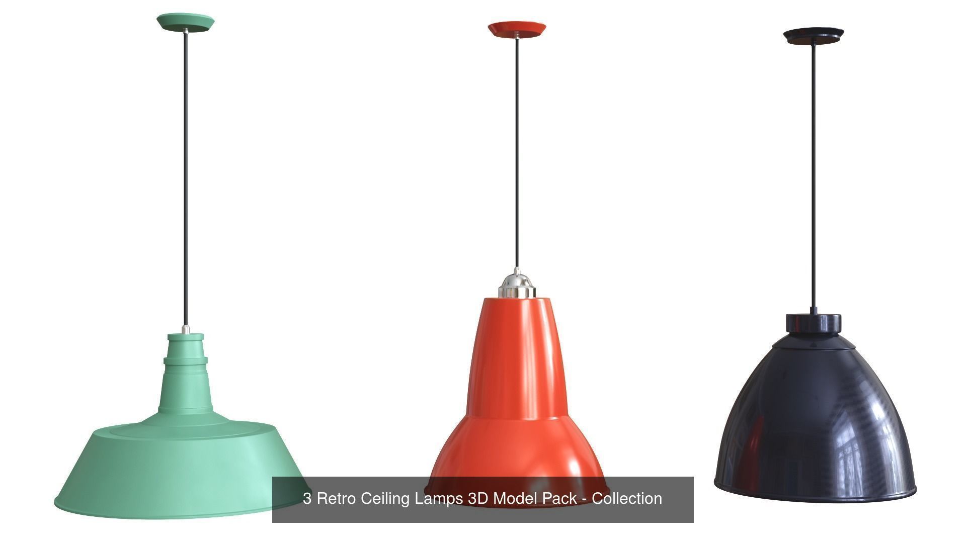 20 Collection Lamps 3D model pack _3