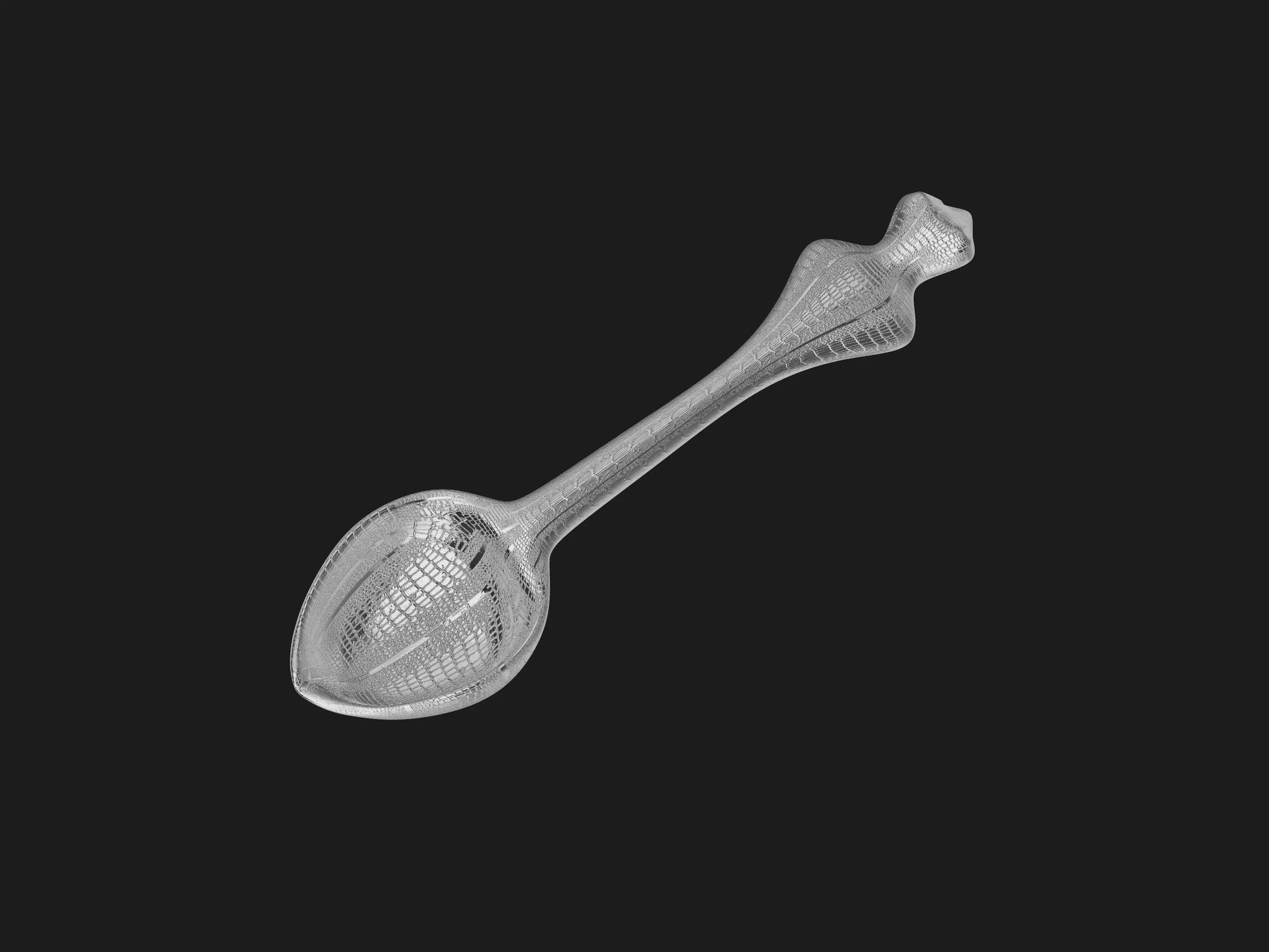 Snake spoon 3D print model