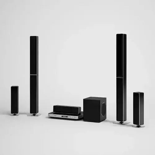 Home Theater 10 3D model