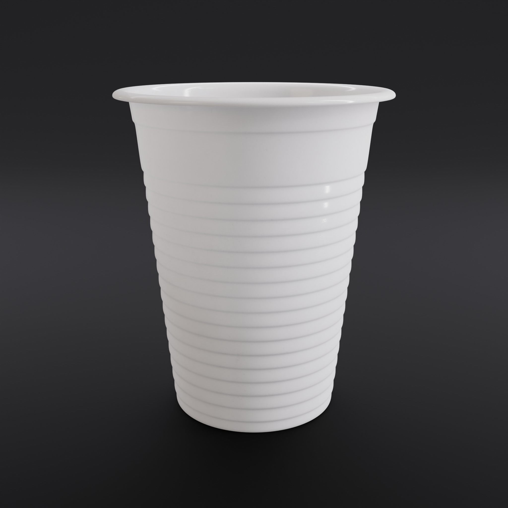 Plastic Cup 3D model_1