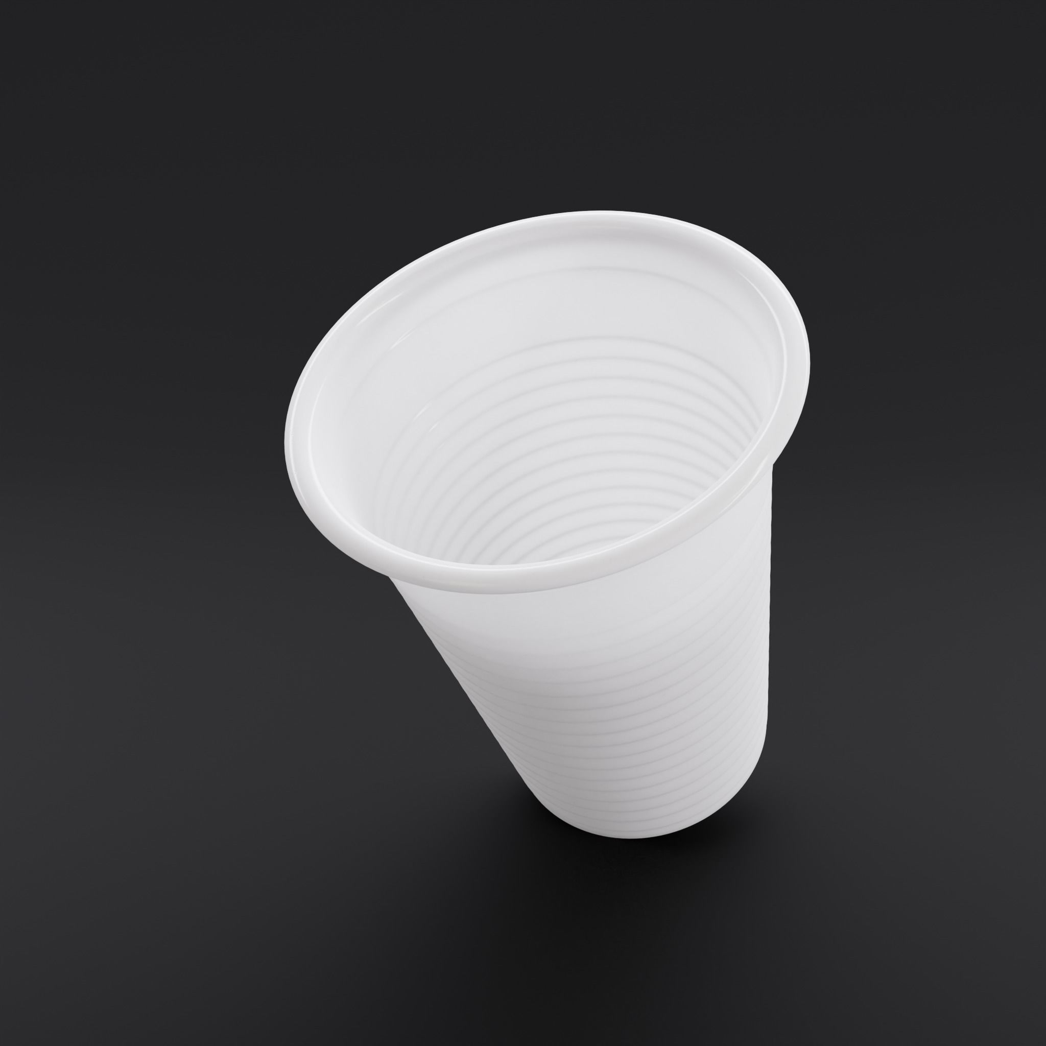 Plastic Cup 3D model_9
