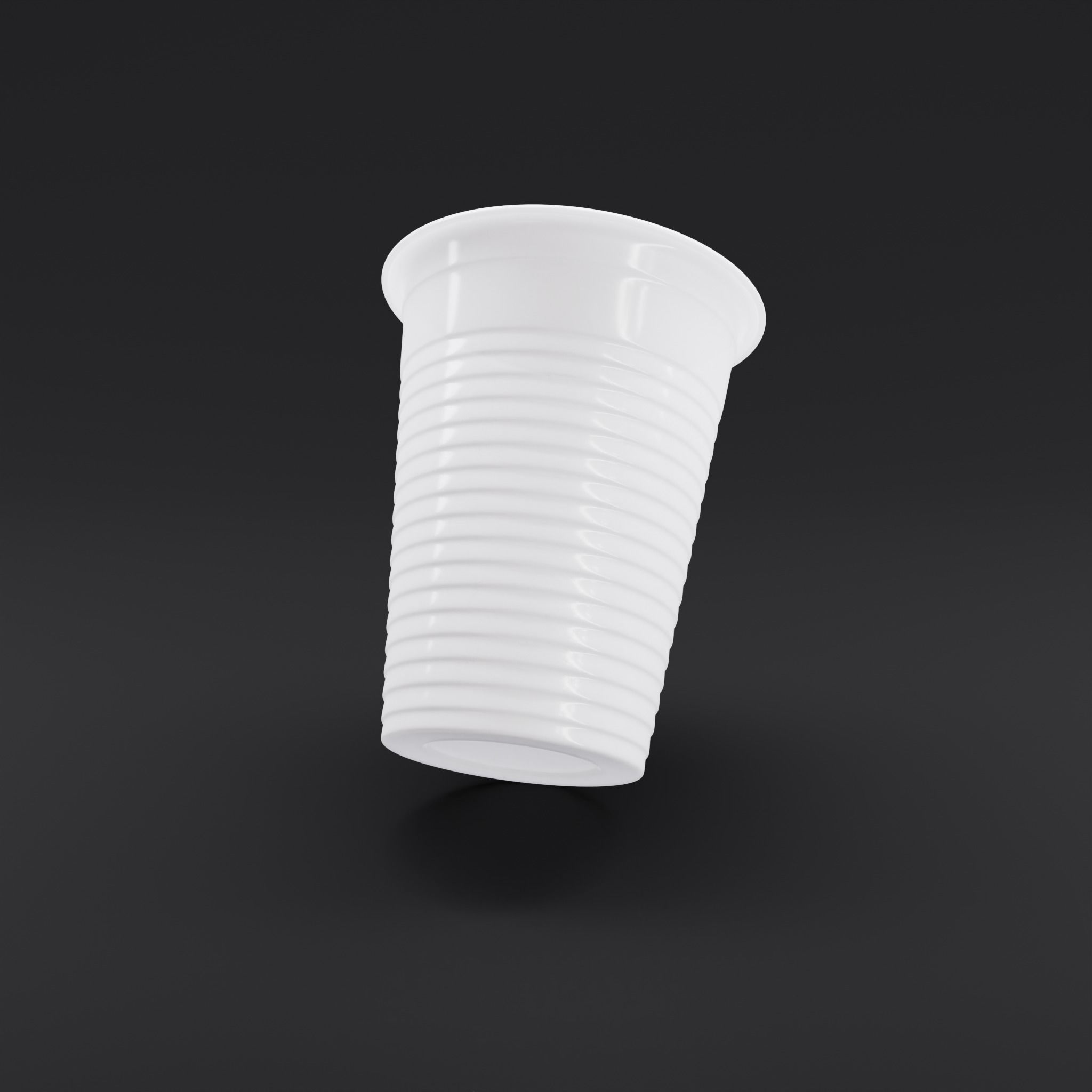 Plastic Cup 3D model_5