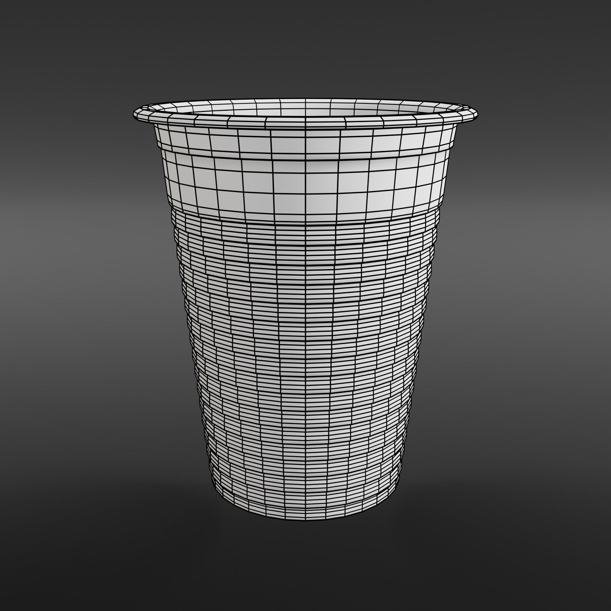 Plastic Cup 3D model_12