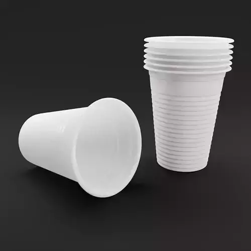 Plastic Cup 3D model Plastic Cup 3D model